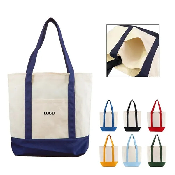 12oz Small Recycled Cotton Canvas Tote Bag