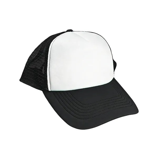 5 Panel Mesh Back Trucker Cap, Embroidered