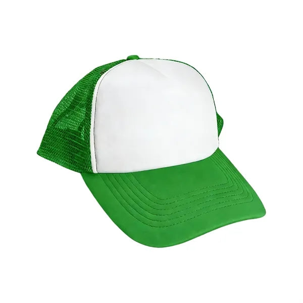 5 Panel Mesh Back Trucker Cap, Embroidered