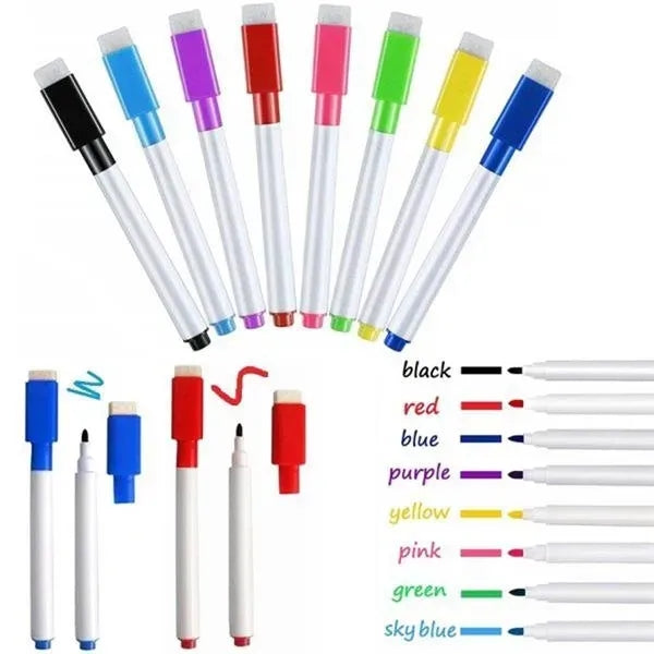 Whiteboard Marker Pens with Eraser