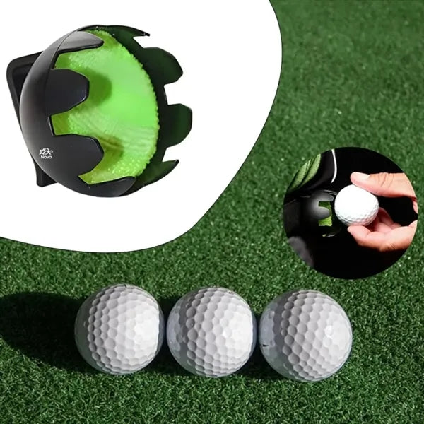 Golf Ball Cleaner with Retainer Clip