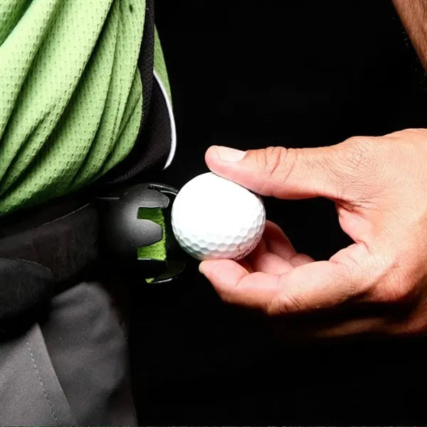 Golf Ball Cleaner with Retainer Clip