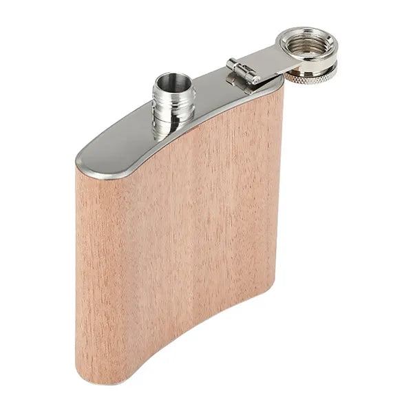 6 Oz Wooden Stainless Steel Kettle