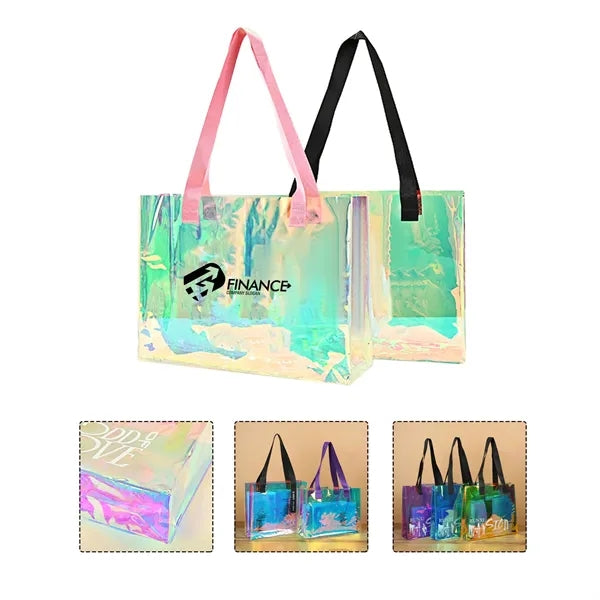 Holographic Laser PVC Fashon Shopping Tote Bag