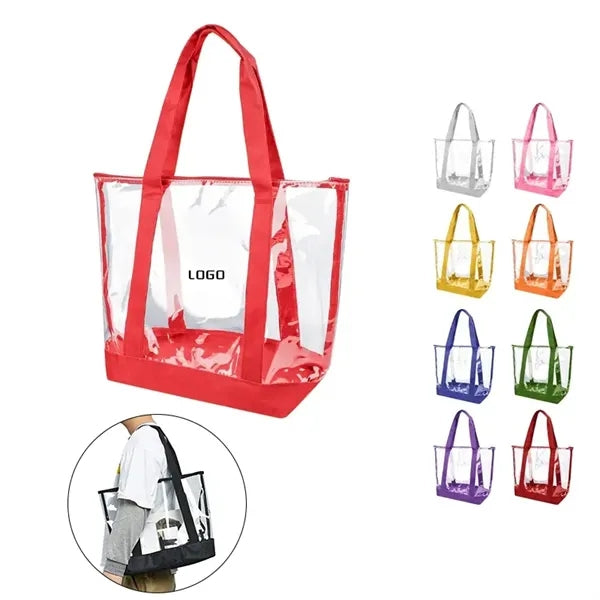 Large Clear Stadium Tote Bag