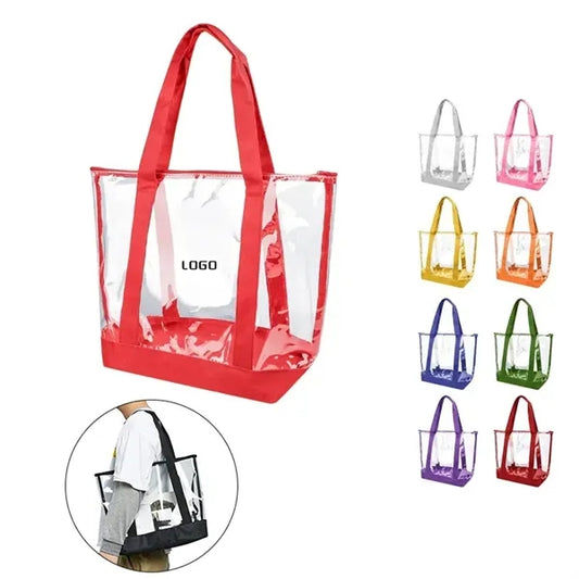 Large Clear Stadium Tote Bag