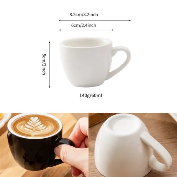 2 Oz. Ceramic Coffee Cup
