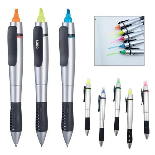 Dual-head Highlighter Ballpoint Pen