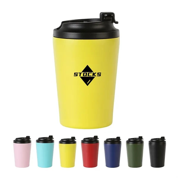 Portable direct drinking coffee cup