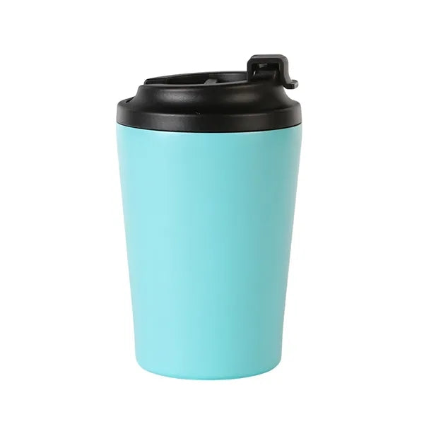 Portable direct drinking coffee cup