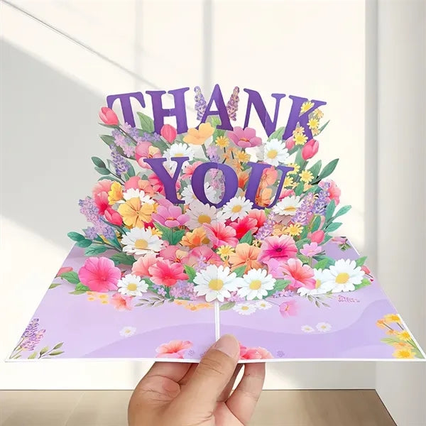 New 3D Floral Greeting Card