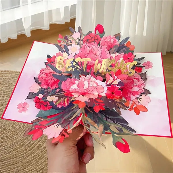 New 3D Floral Greeting Card