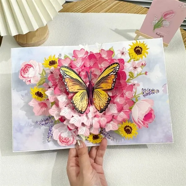 New 3D Floral Greeting Card