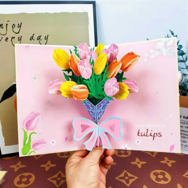 New 3D Floral Greeting Card