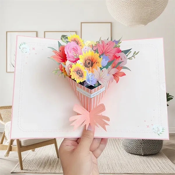 New 3D Floral Greeting Card