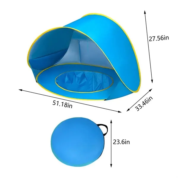 Portable pool camping shade kids sun shelter baby beach tent