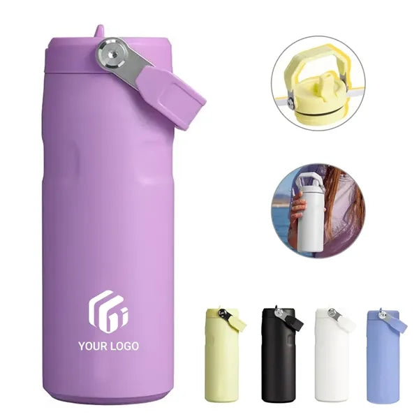 Travel sports water bottle stainless steel insulated tumbler