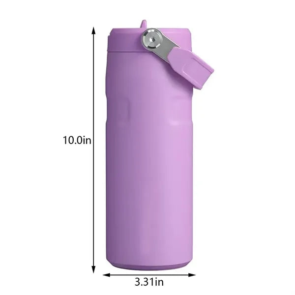 Travel sports water bottle stainless steel insulated tumbler