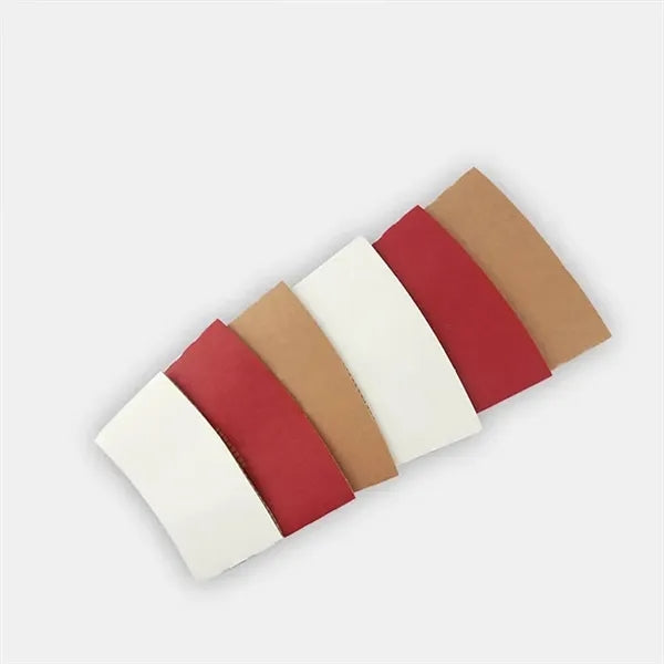 Corrugated Kraft Paper Cup Sleeve for 12-16 oz