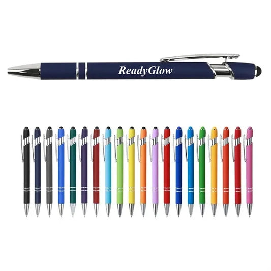 Soft-Touch Stylus Pen 1mm Medium Point Black Ink for Office