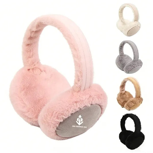 Soft Fleece Winter Earmuffs Eco-Friendly Terry Fabric