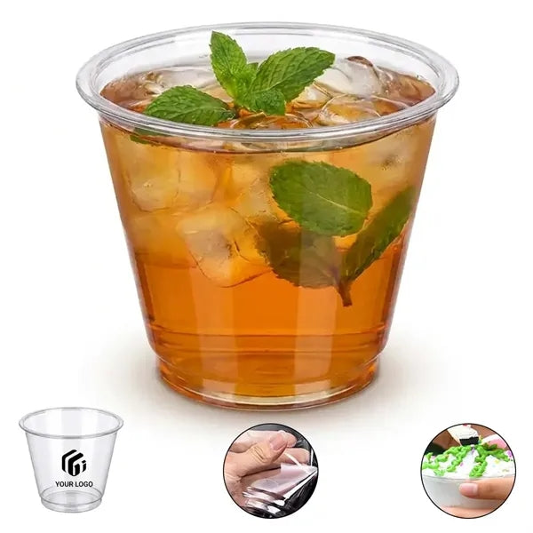 Eco-Friendly Disposable Clear Plastic Cup for Cold Beverages