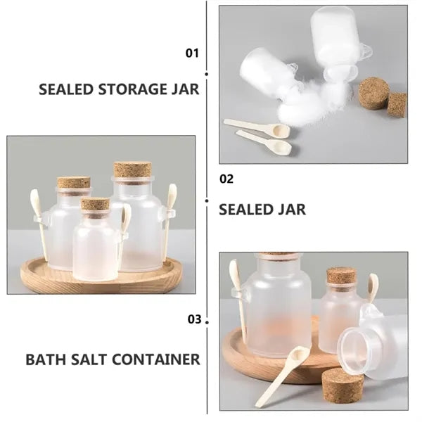 Mask Powder Bath Salt Sealed Storage Container Bottle
