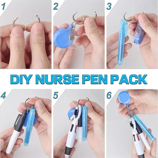 Nurse Badge Clip Set