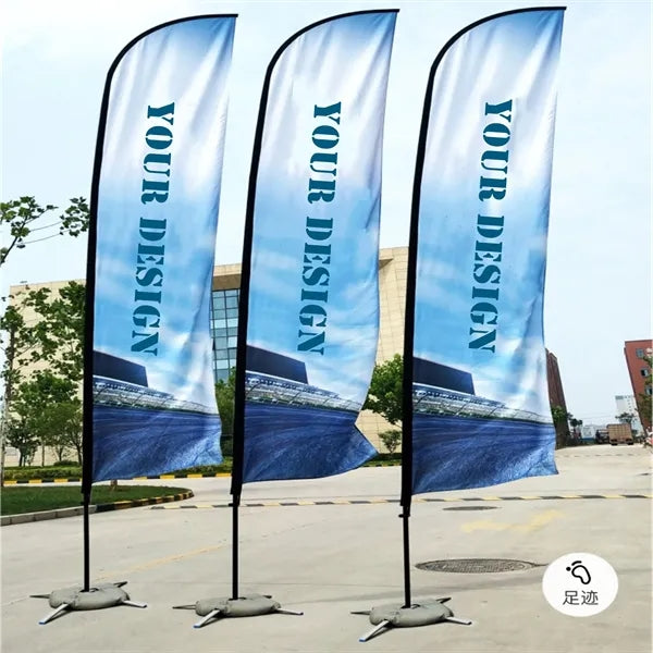 Knife-type Advertising Flag