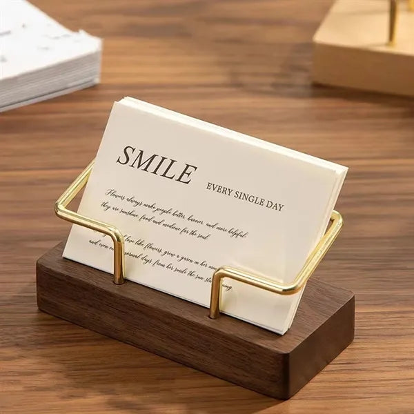 Wood Card Holder