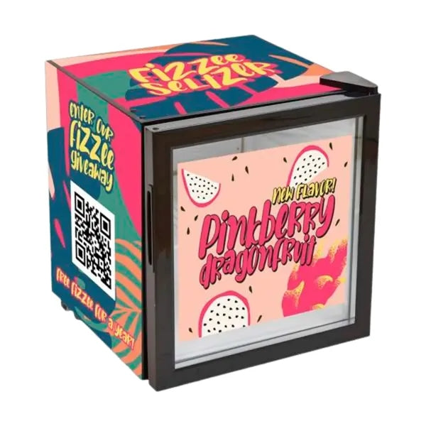 50L Mini Refrigerator with Glass Door