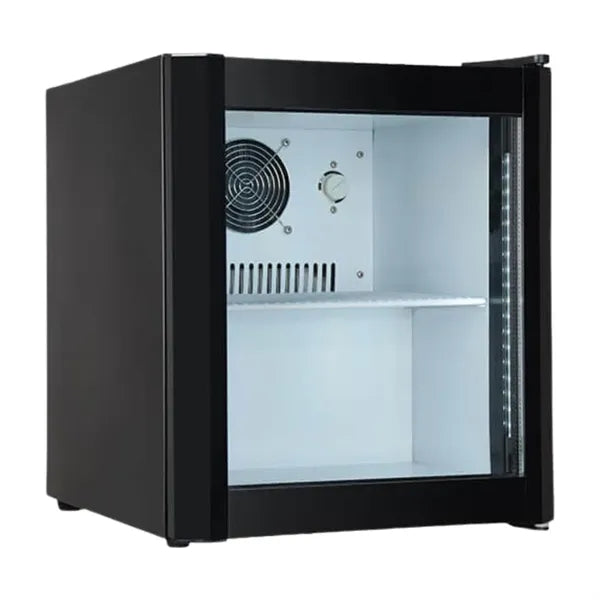 50L Mini Refrigerator with Glass Door