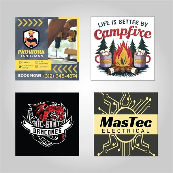 2" x 2" Vinyl Stickers