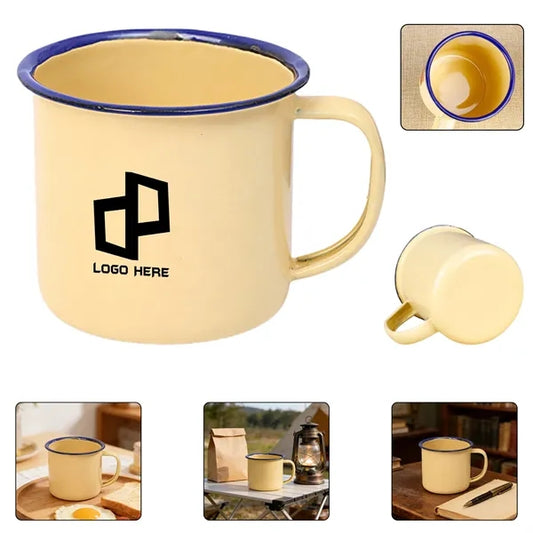 13.5 Oz. Enamel Camping Coffee Mugs