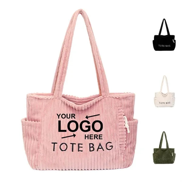 Big Capacity Corduroy Tote Bag
