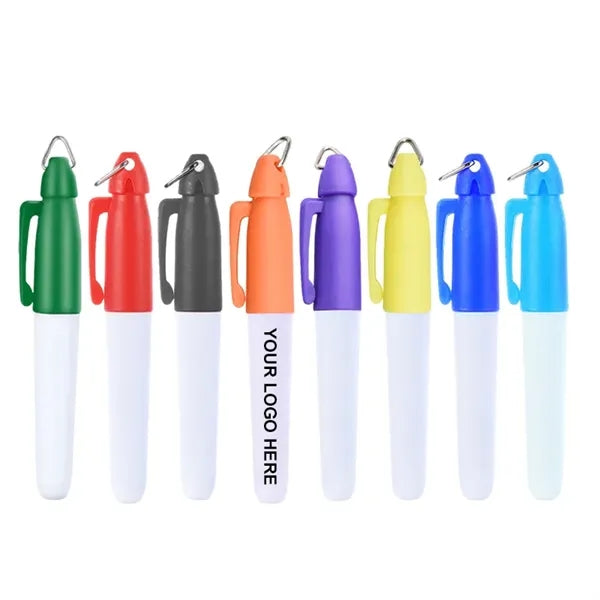 Mini Golf Markers With Triangle Metal Ring