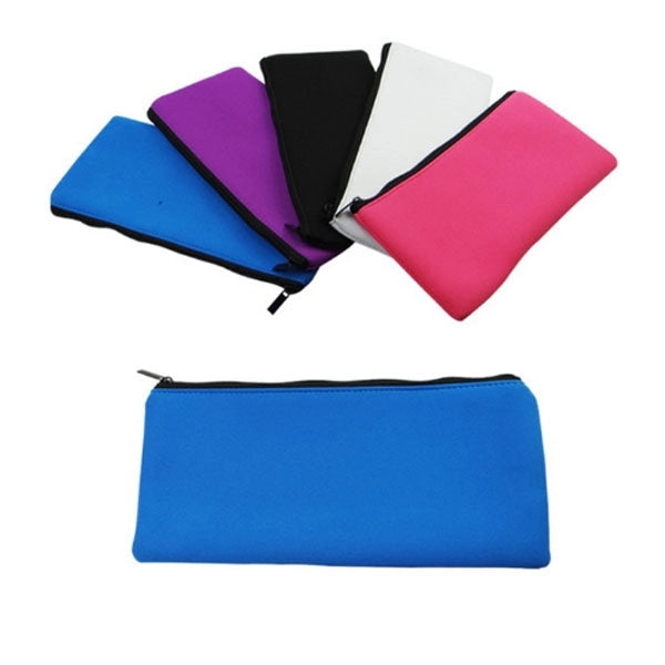 Neoprene Zippered Pencil Pouch