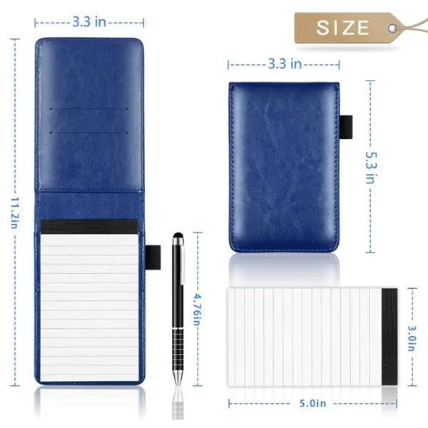 Pocket Notepad Holder Set With Pen