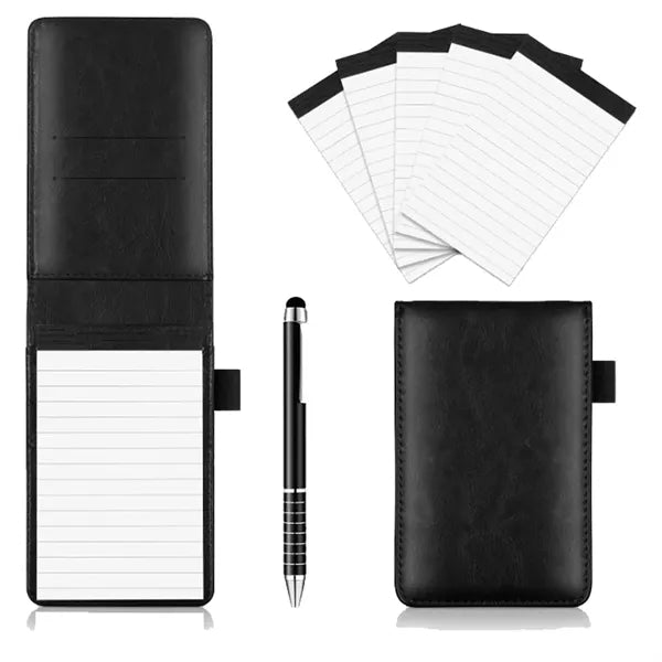 Pocket Notepad Holder Set With Pen