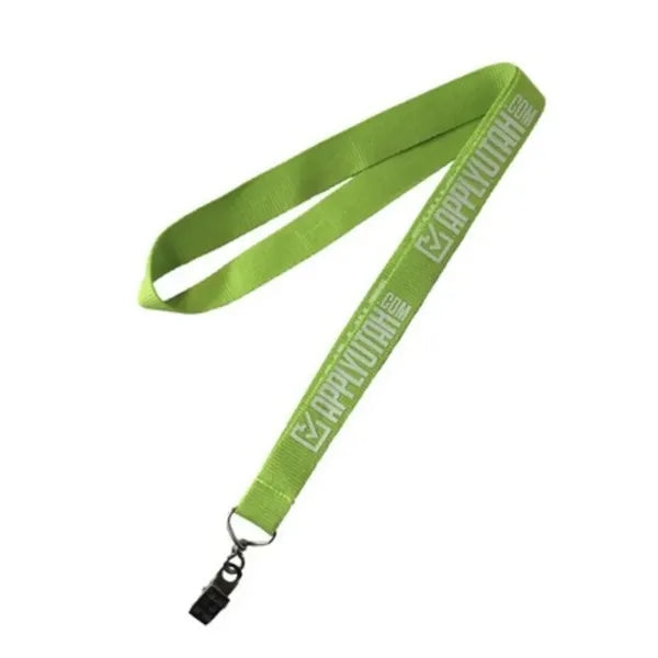 3/4" Polyester Custom Printed Lanyard w/ Metal Clip