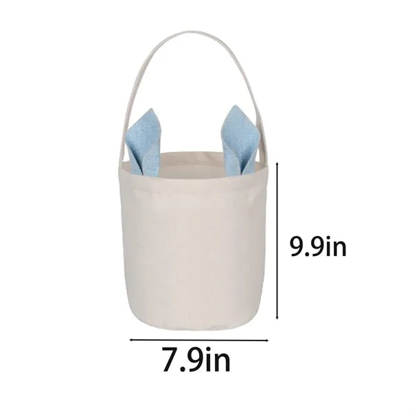 Easter Bunny Ear Canvas Bucket