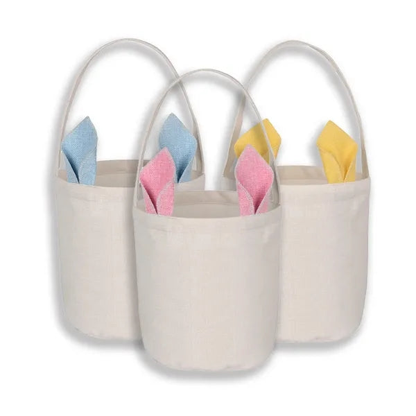 Easter Bunny Ear Canvas Bucket