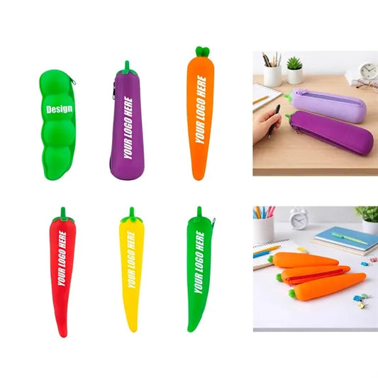 Vegetable Silicone Pencil Case