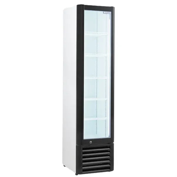 280L Slim Glass Door Fridge