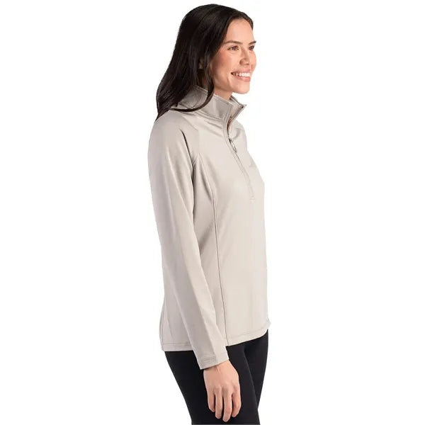 Clique Dash Recycled Womens Quarter Zip Sweatshirt