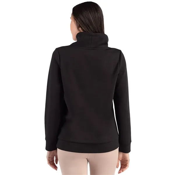 Clique Haven Recycled Womens High Collar Pullover Sweatshirt