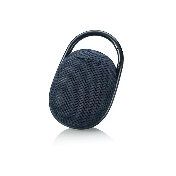 Portable Mini Bluetooth Speaker with Integrated Carabiner