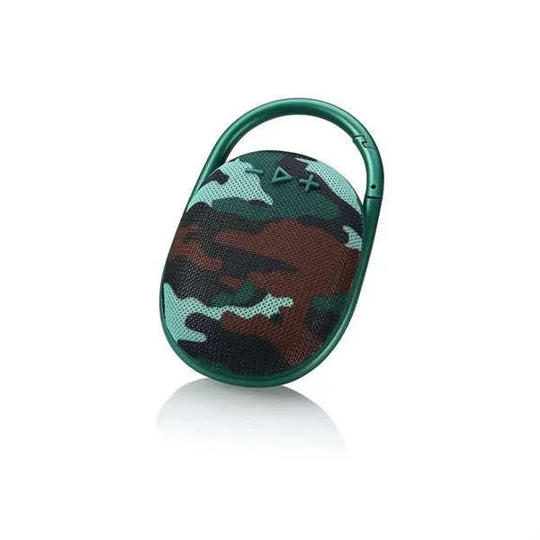 Portable Mini Bluetooth Speaker with Integrated Carabiner