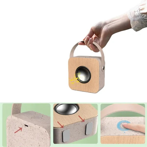 Harvest Portable Bamboo Bluetooth Speaker