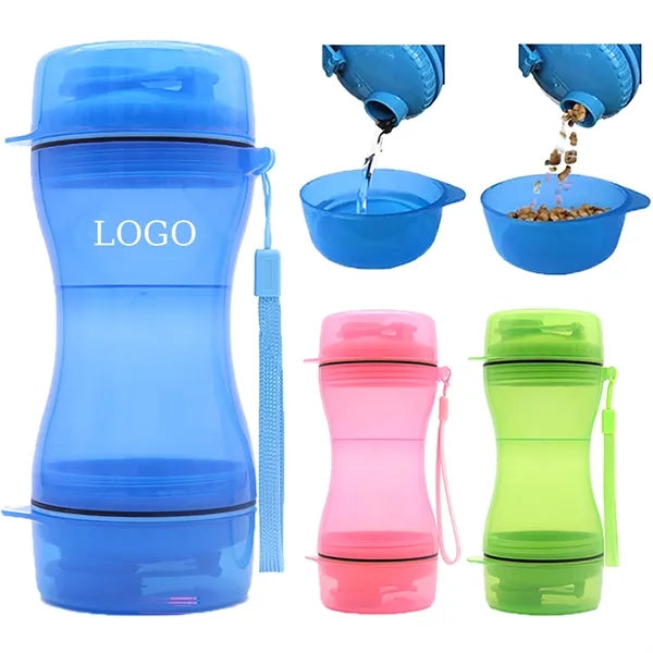 Portable Dog Water Food Bottle
